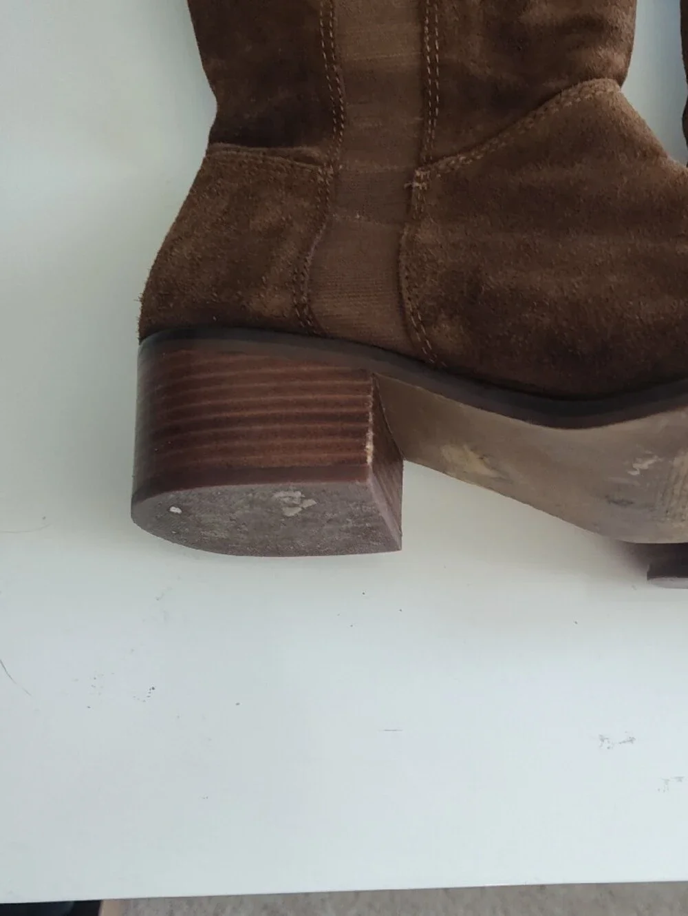 Steve Madden Giselle  Brown Suede Knee-High Women's Boots